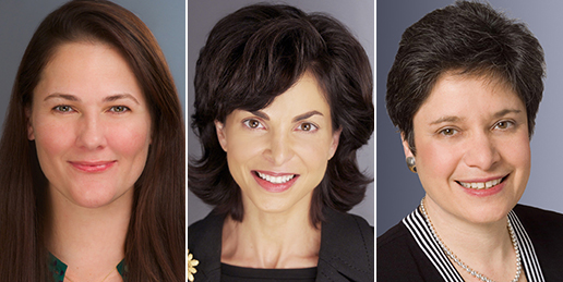 Susanna Buergel Claudia Hammerman and Michele Hirshman Named to